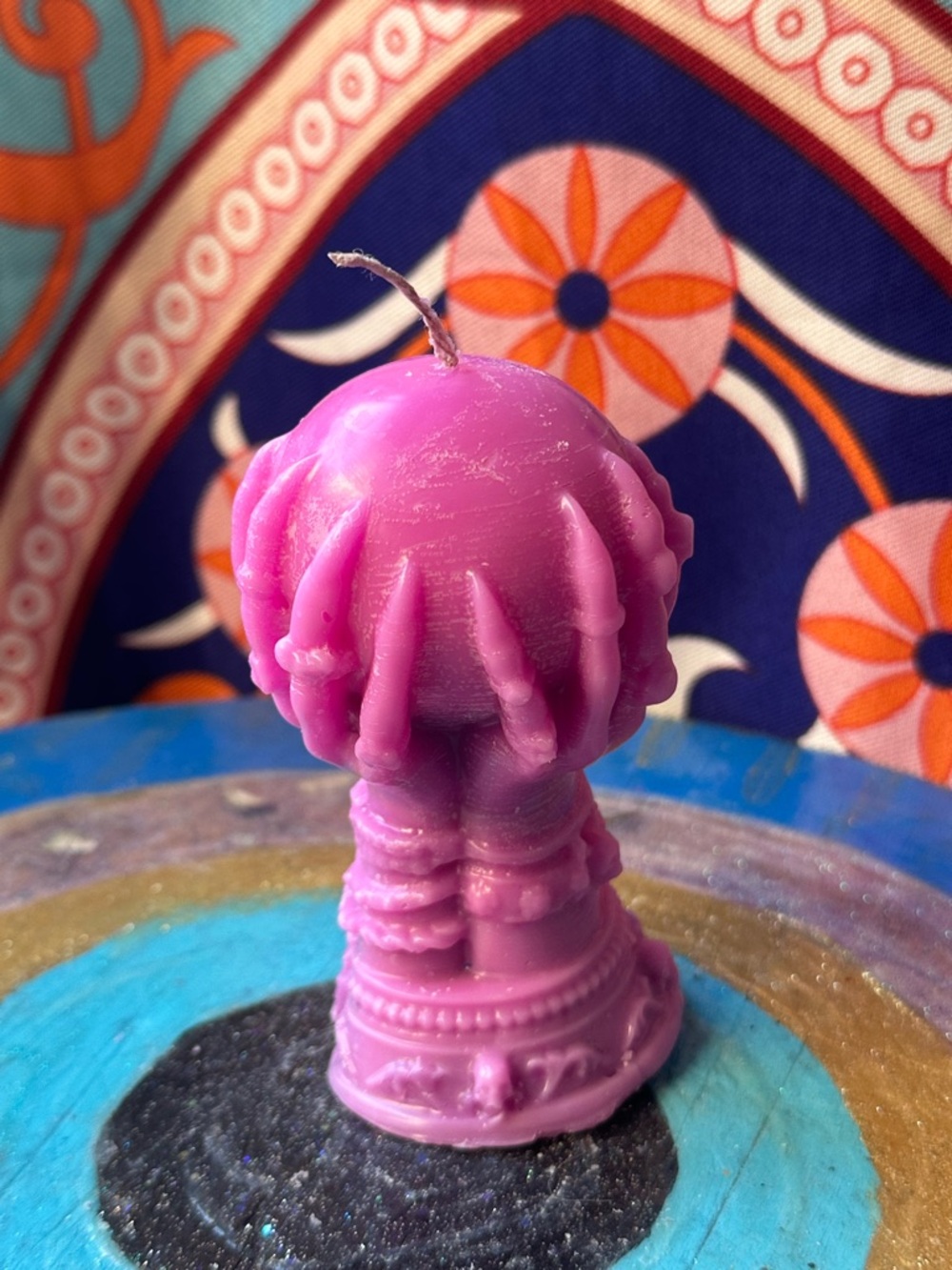 Crystal Ball Candle | Witchy Decor | Handmade Altar Candle | Gothic